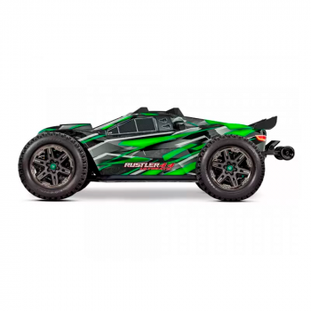 CARRO TRAXXAS 1/10 RUSTLER VXL 4WD BLX TQI TSM GREEN 67376-4