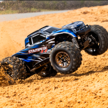 CARRO TRAXXAS 1/10 STAMPEDE VXL 4WD TQI TSM BLUE 90376-4