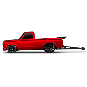 CARRO TRAXXAS 1/10 DRAG SLASH C10 2WD TQI TSM RED 94376-74