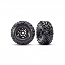 RODA TRAXXAS MAXX SLASH BLACK WHEELS 17MM L&R 10272