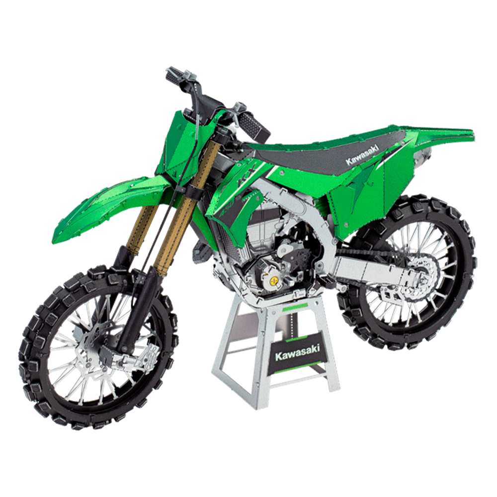 FASCINATIONS INC METAL EARTH PS2015 KAWASAKI KX-450 DIRT BIKE