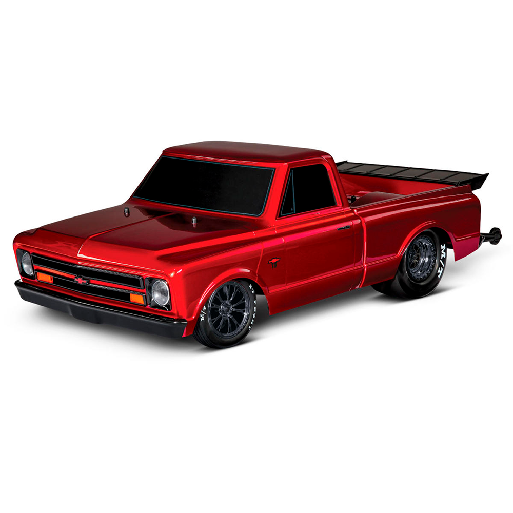 CARRO TRAXXAS 1/10 DRAG SLASH C10 2WD TQI TSM RED 94376-74